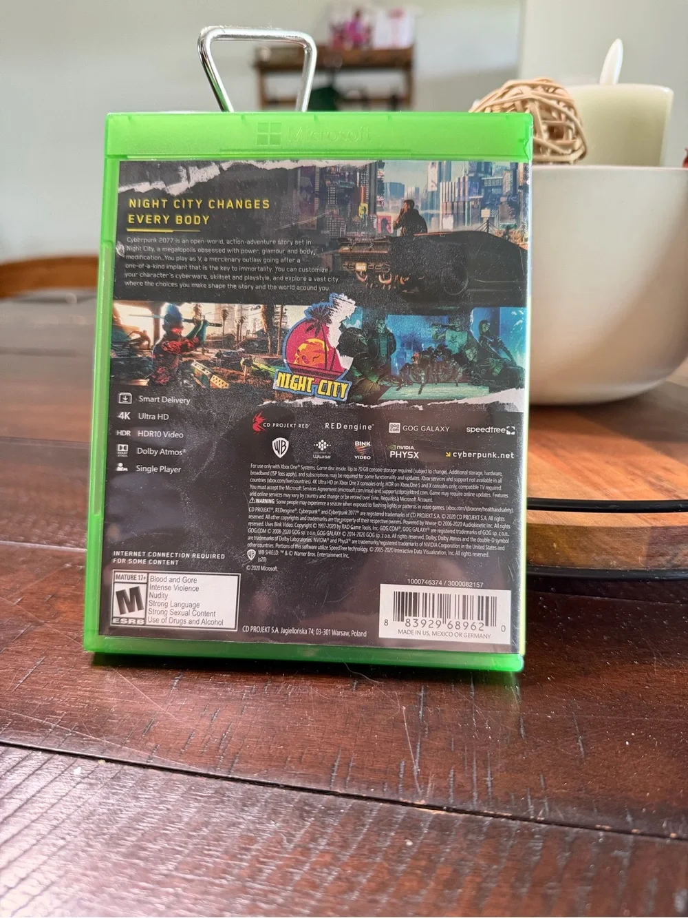 Microsoft Xbox One Cyberpunk 2077 - Yellow Cover